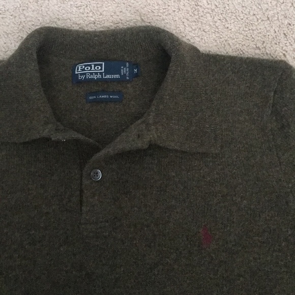 Men’s, size M, 100% lambs wool 1/4 button sweater - Picture 1 of 6